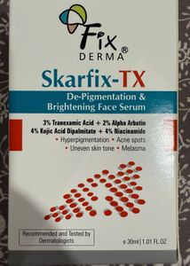 Fixderma Skarfix-TX De-pigmentation Face Serum