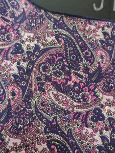 Paisley Print  mini Dress Cotton 💯