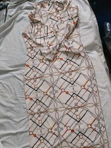 Elegant Equestrian Print dress