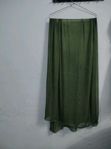 Elegant Olive Green Dupatta georgette net stall