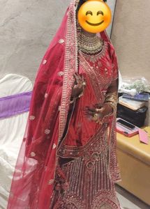 Full Jaari Work Designer Bridal Lahenga