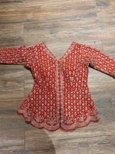 Orange Gharara Set