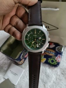Fossil 100% genuine leather Watch Brown