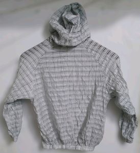 Plaid Hooded Jacket