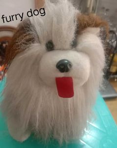 Furry Dog Soft Toy