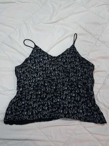 Cute Cat Print Camisole Top