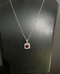 Elegant Red Stone Necklace