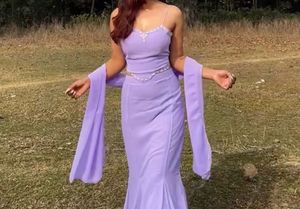 Elegant Lavender Lehenga Choli Set