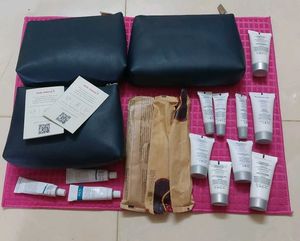 Set of 3 Ferragamo  Pouches+Toiletries+ 10 gi