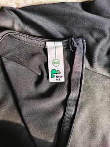 Black Fitted Jumpsuit from newme