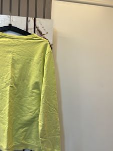 Lime Green Graphic Long Sleeve Top, Bust- 38/36