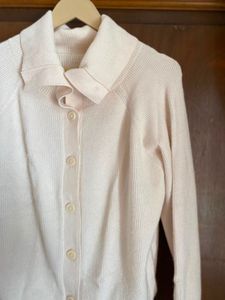 Soft Button-Up Knit Sweater