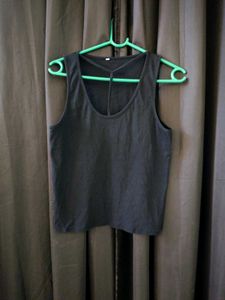 Stylish Black Sleeveless Top