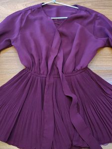 Buy 1Get One of same price- Pleated Peplum Top