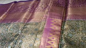 no bargain fixed Elegant kanchipuram Saree
