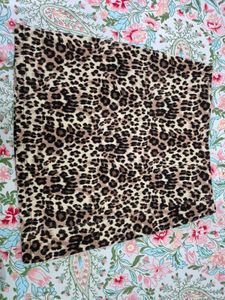 Animal Print Mini Skirt
