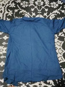 Stylish Blue and White Kurta girl