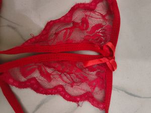 Red ♥️ Thongs And Bikini.. New One