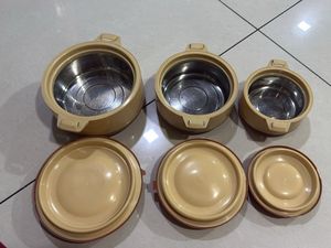 Set of 3 Insulated Food Containers