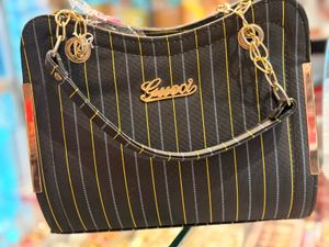 Chic Striped Handbag