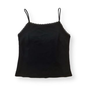 Ann Taylor Lace Trim Top