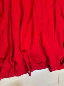 Vibrant Red Spaghetti Strap Dress