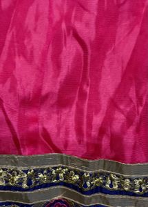 Vibrant Pink Embroidered Lehenga Skirt