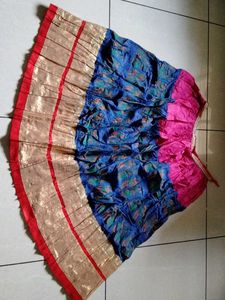 Vibrant Ethnic Print Skirt