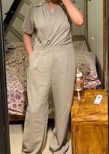 Imported Khaki Jumpsuit