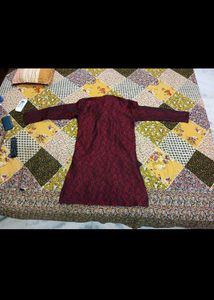 Elegant Maroon Kurta