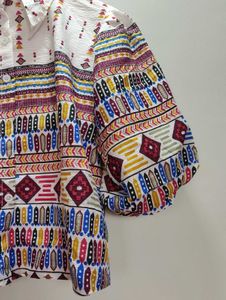 Boho Print Blouse