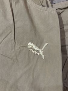 puma beige cargo baggy pants new