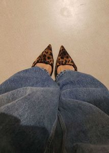 Zara Leopard Print Heels