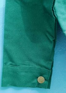 Green Button-Down Jacket