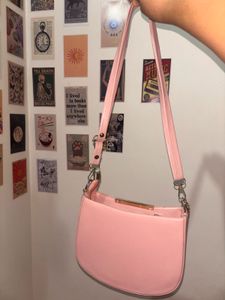 baby pink sling bag