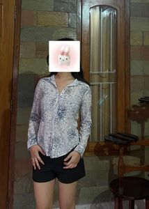 Women's Printed Long Sleeve Shirt