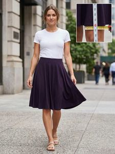 Black Flared Skirt