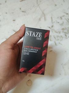 STAZE Love Tri-Angle 3-in-1 Lipstick Caramel Rose