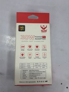 SGM PD Charger 30W Fast Charging For I phone