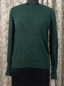Classic Green Long Sleeve Sweater