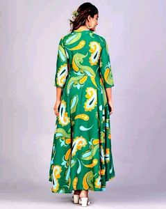 Green 🪴Anarkali Gown
