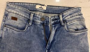 WROGN Blue Washed Denim Jeans