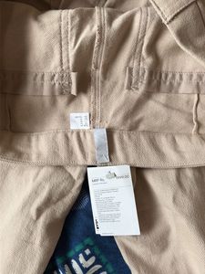 Beige Wide Leg Trousers