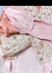 Elegant Floral Kurta Set with Dupatta