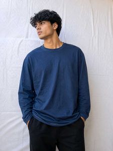 Van Heusen Men's Blue Long Sleeve T-Shirt