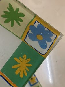 Aesthetic green serving plates