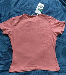 Cute Pink fitted basic top