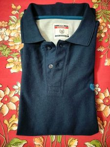 DUKE Dark Blue Polo T- Shirt with Heart Log💙