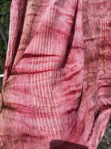 Beautiful Pink Tie-Dye dupatta