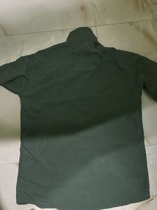 Men's Classic Olive Green Shirt linen